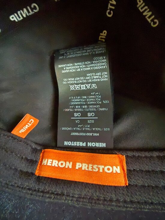 Heron Preston  Embroidered Baseball Nylon Cap main image 4